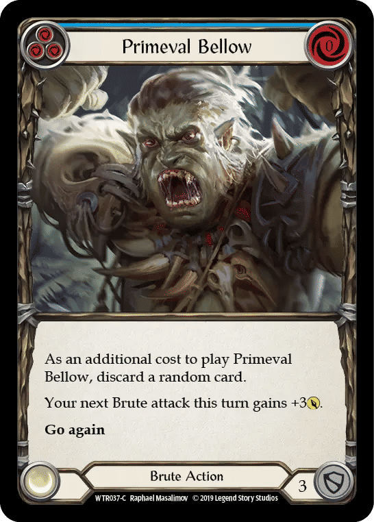 Primeval Bellow (Blue) — Welcome to Rathe — Flesh and Blood