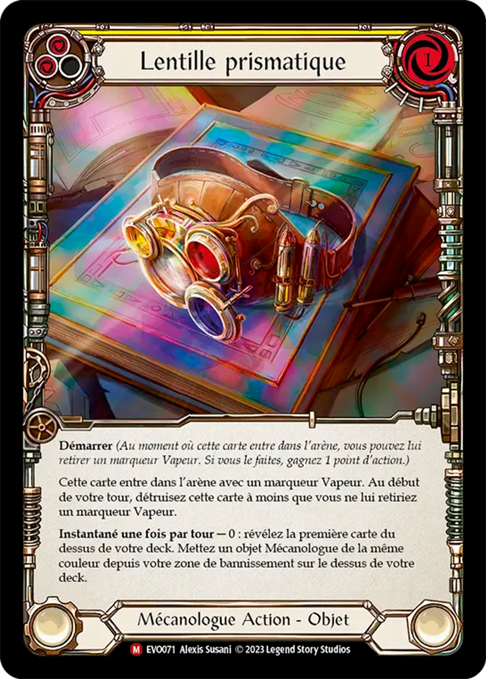 Lentille prismatique — Bright Lights — Flesh and Blood