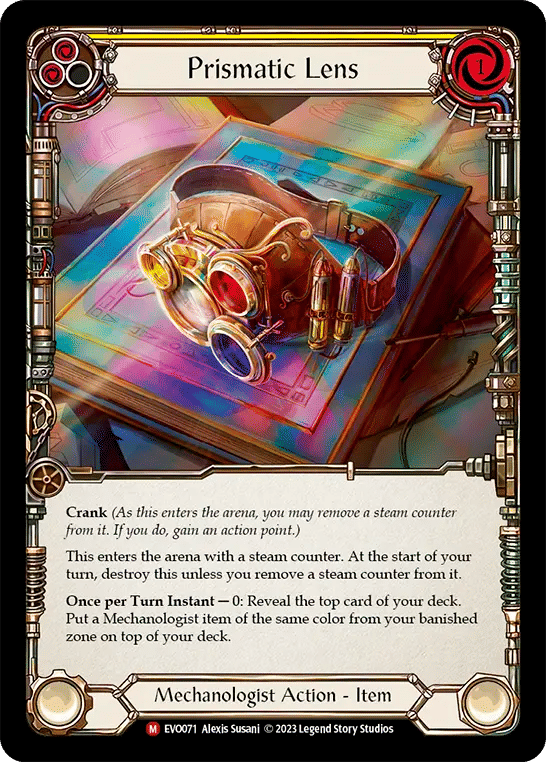 Prismatic Lens — Bright Lights — Flesh and Blood