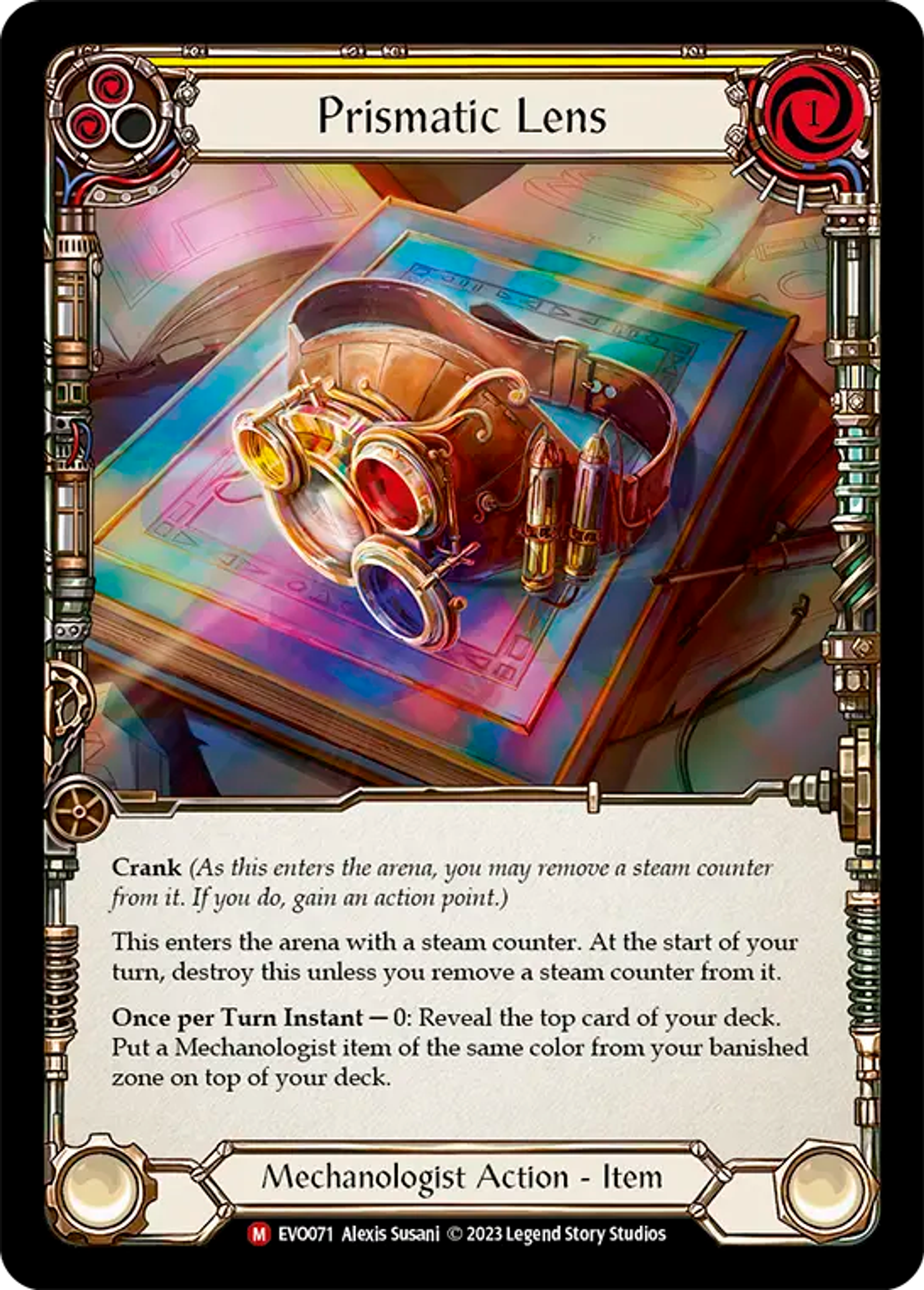 Prismatic Lens — Bright Lights — Flesh and Blood