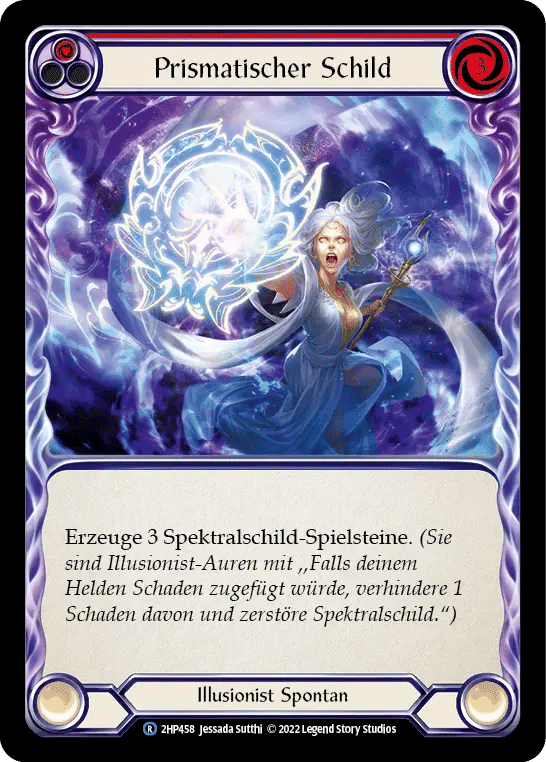 Prismatic Shield (Red) — History Pack 2 - Black Label — Flesh and Blood