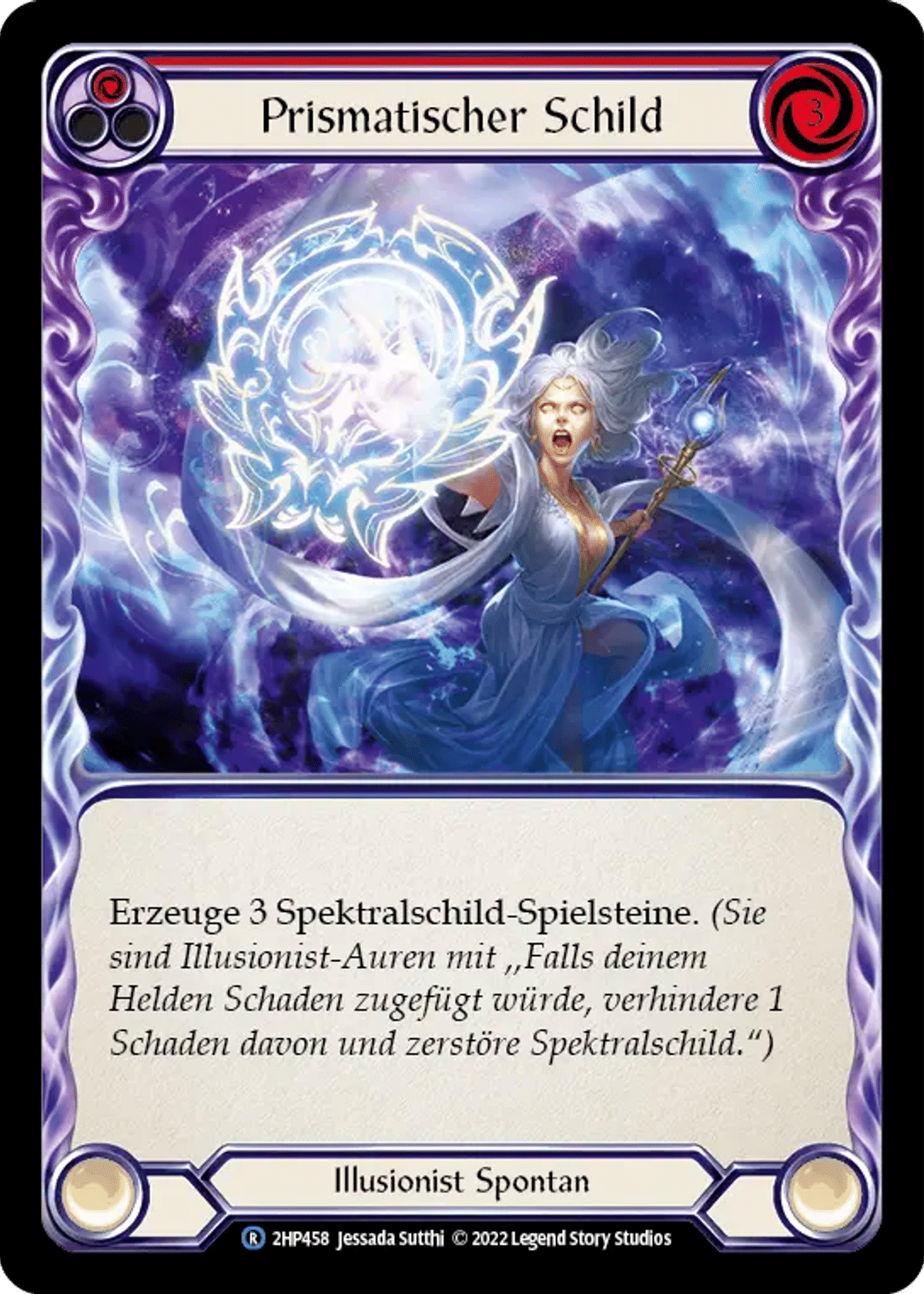 Prismatic Shield (Red) from History Pack 2 - Black Label - Flesh and Blood