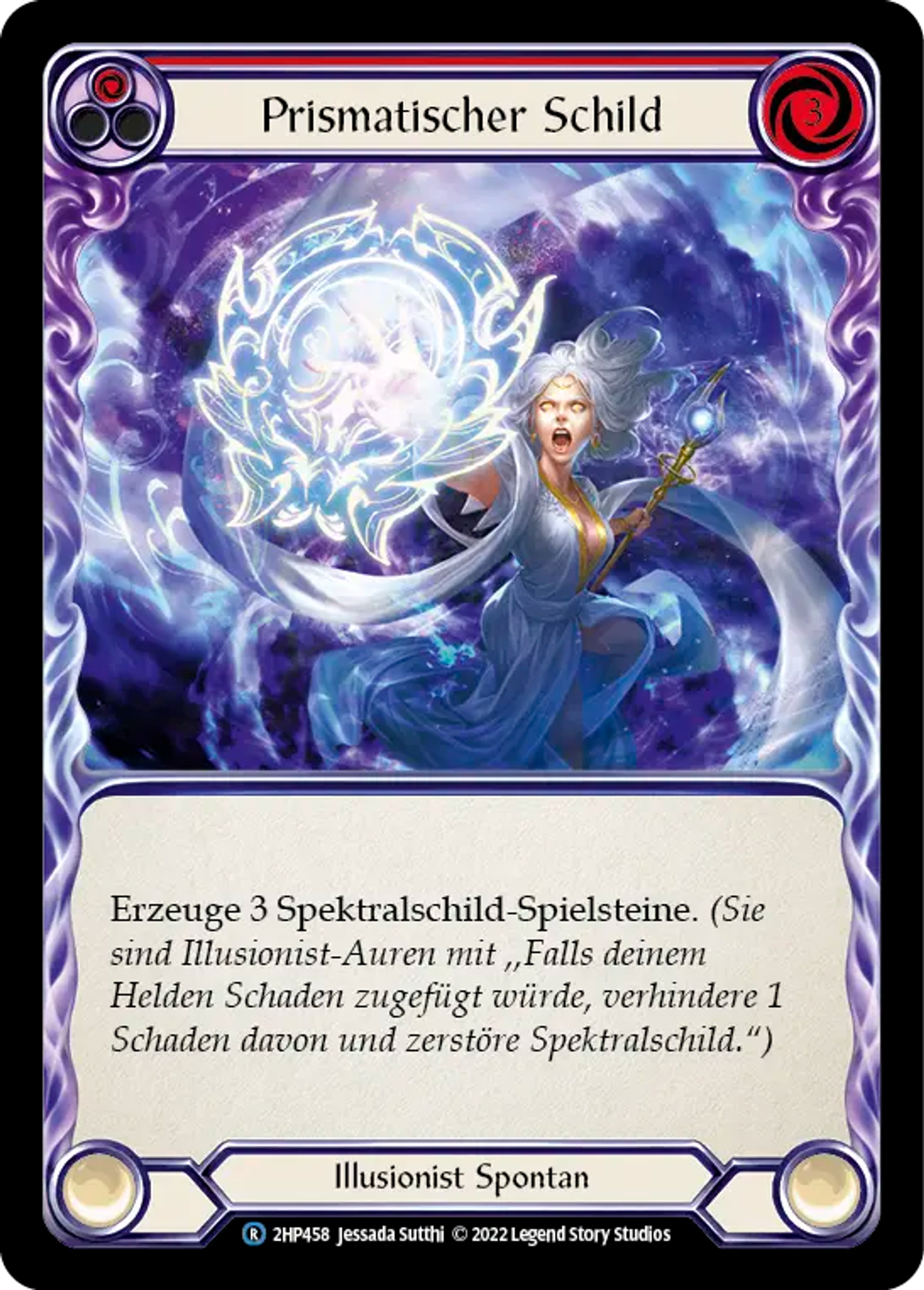 Prismatic Shield (Red) — History Pack 2 - Black Label — Flesh and Blood
