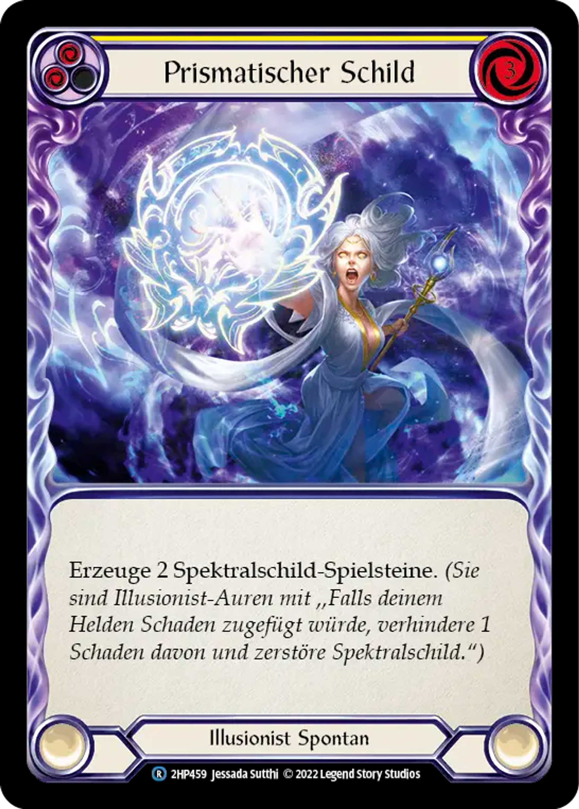 Prismatic Shield (Yellow) — History Pack 2 - Black Label — Flesh and Blood