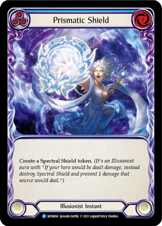 Prismatic Shield (Blue) — Monarch — Flesh and Blood