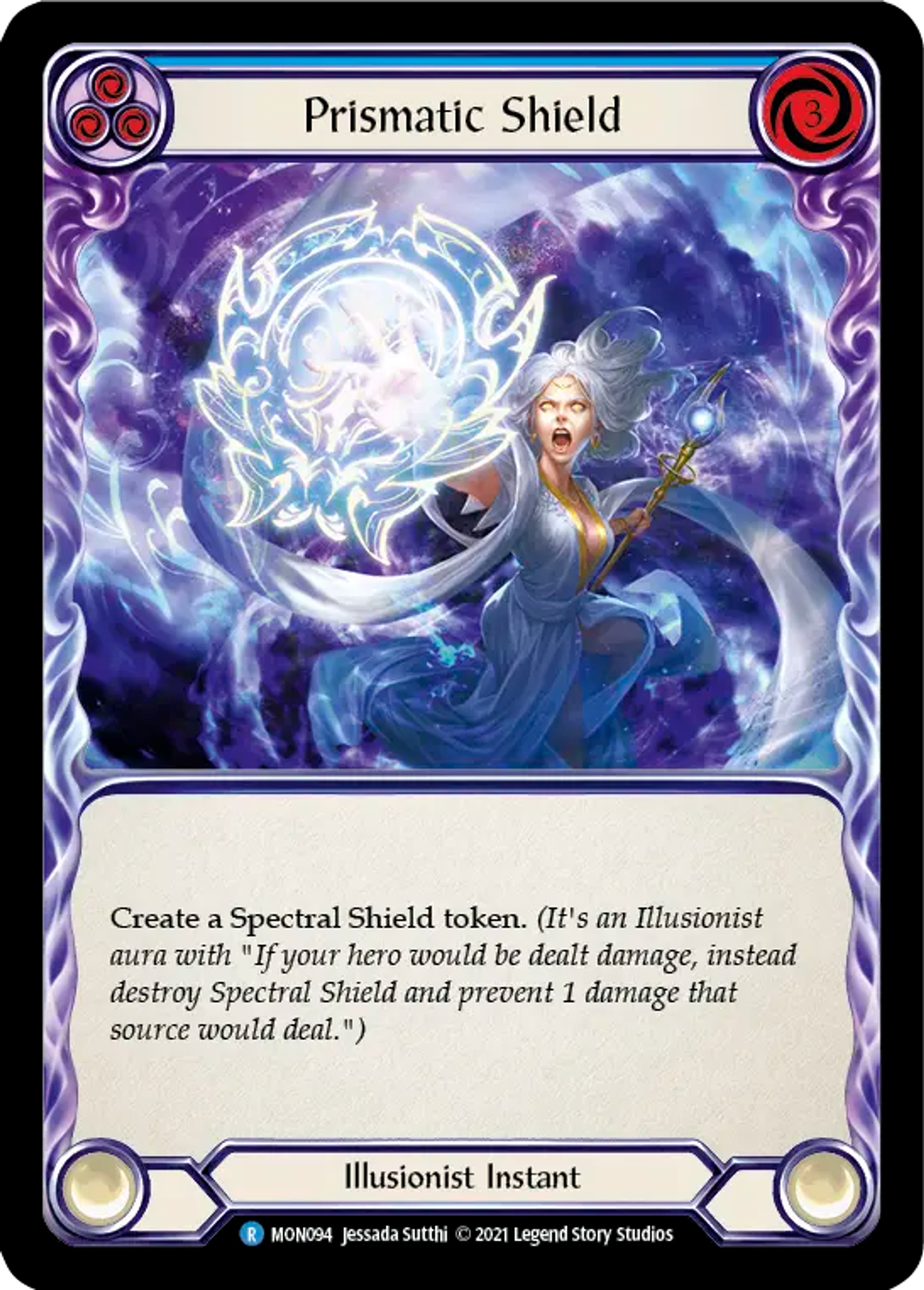 Prismatic Shield (Blue) — Monarch — Flesh and Blood