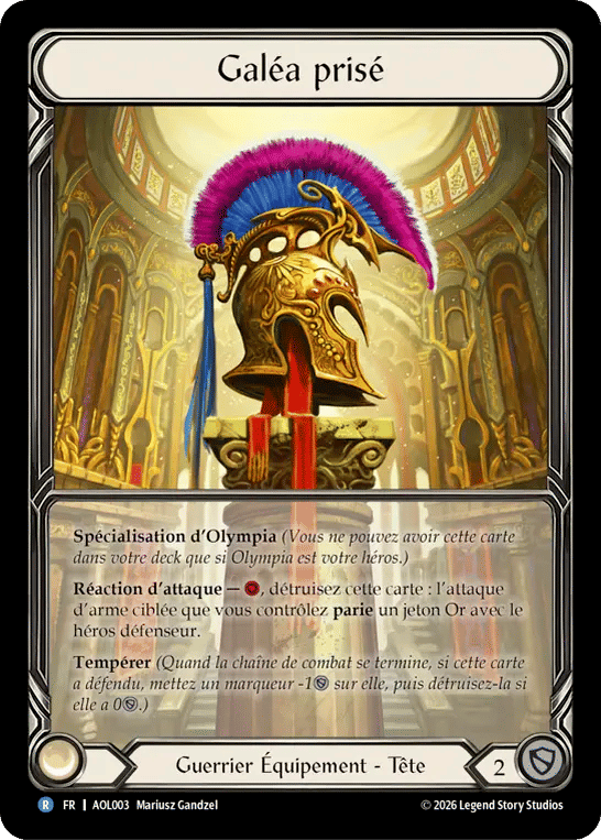 Galéa prisé — Armory Deck - Olympia, Prized Fighter — Flesh and Blood