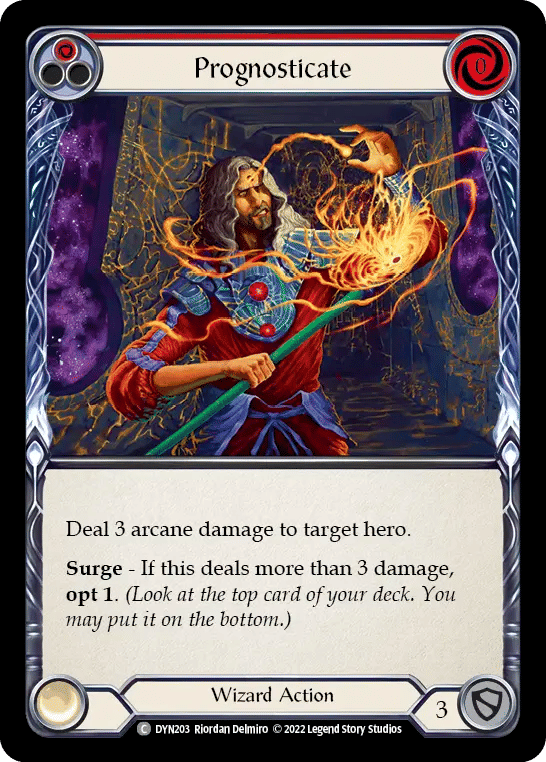 Prognosticate (Red) — Dynasty — Flesh and Blood
