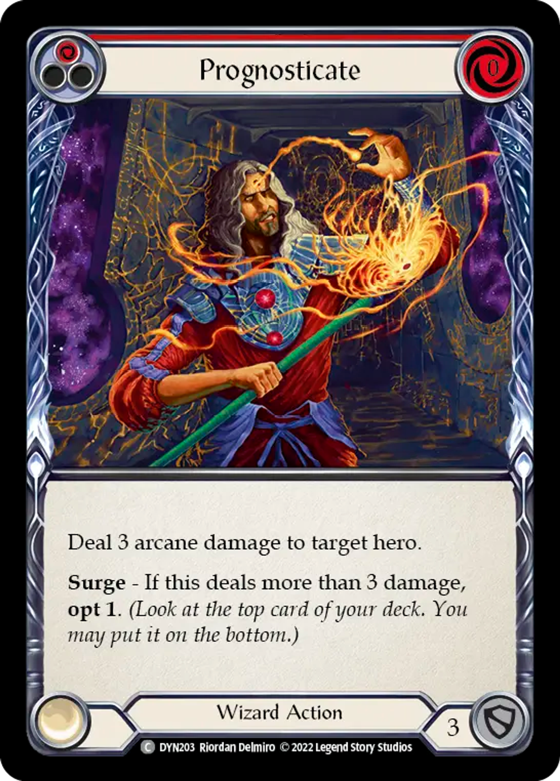 Prognosticate (Red) — Dynasty — Flesh and Blood