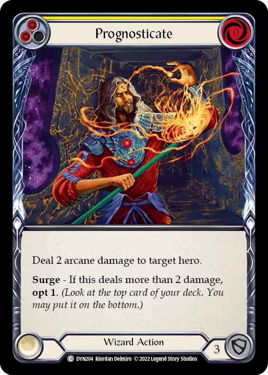 Prognosticate (Yellow) — Dynasty — Flesh and Blood