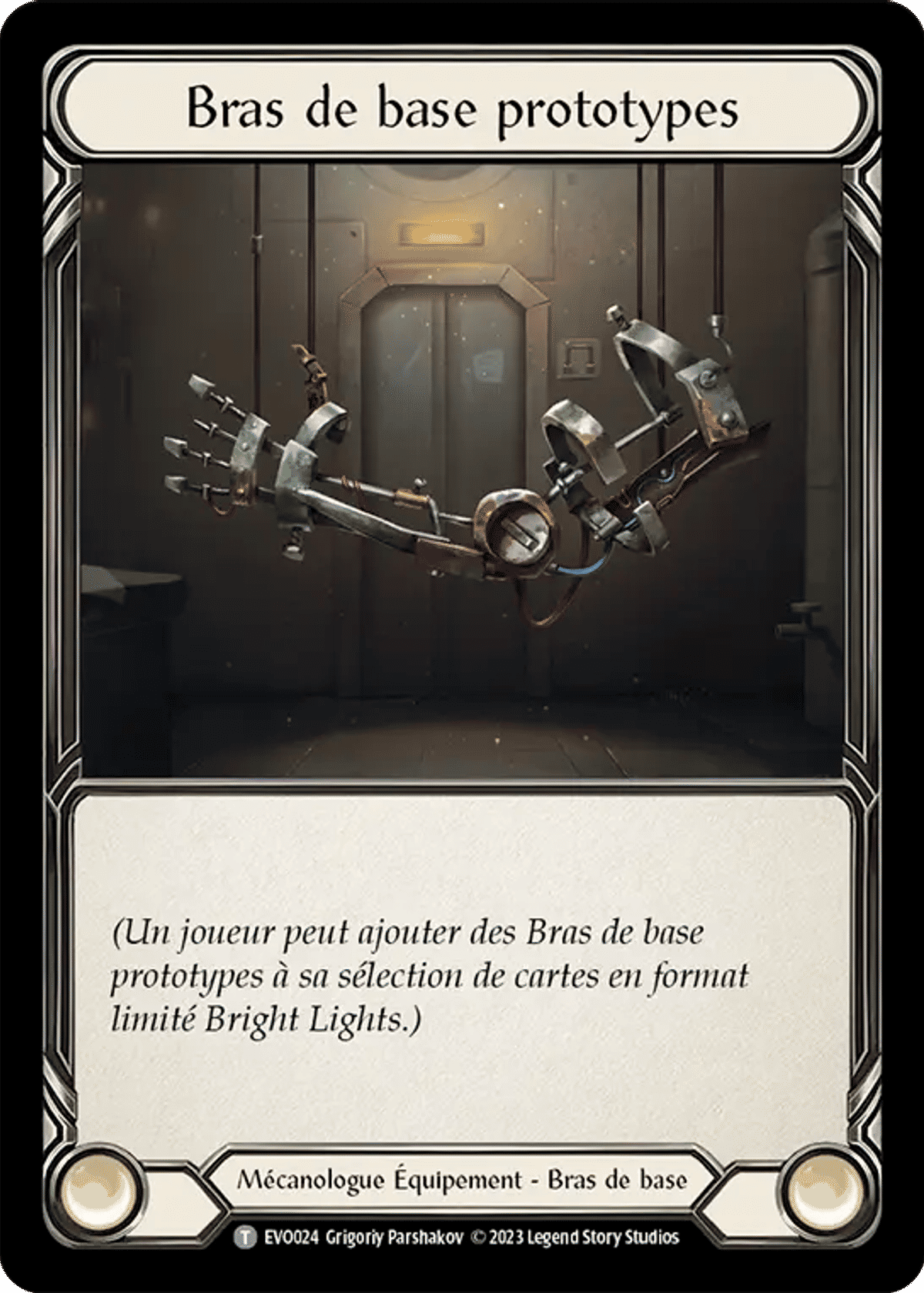 Bras de base prototypes from Bright Lights - Flesh and Blood