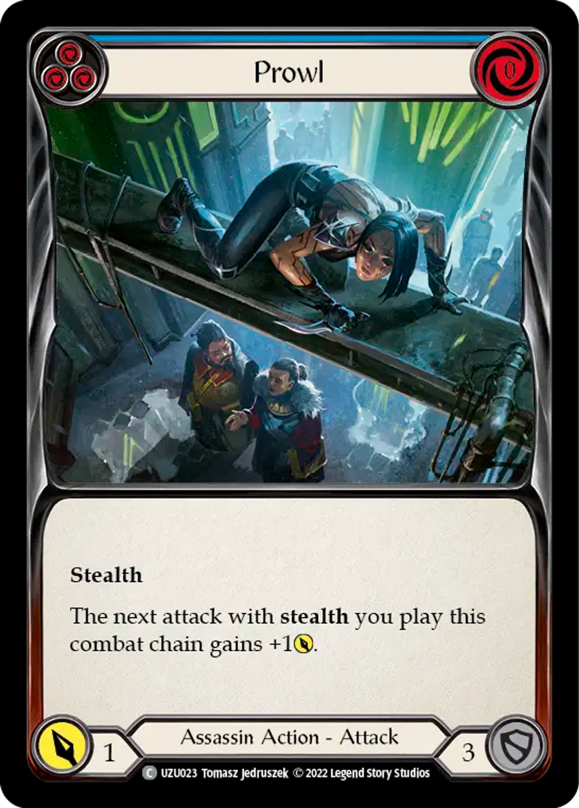 Prowl (Blue) — Uzuri - Blitz Deck — Flesh and Blood