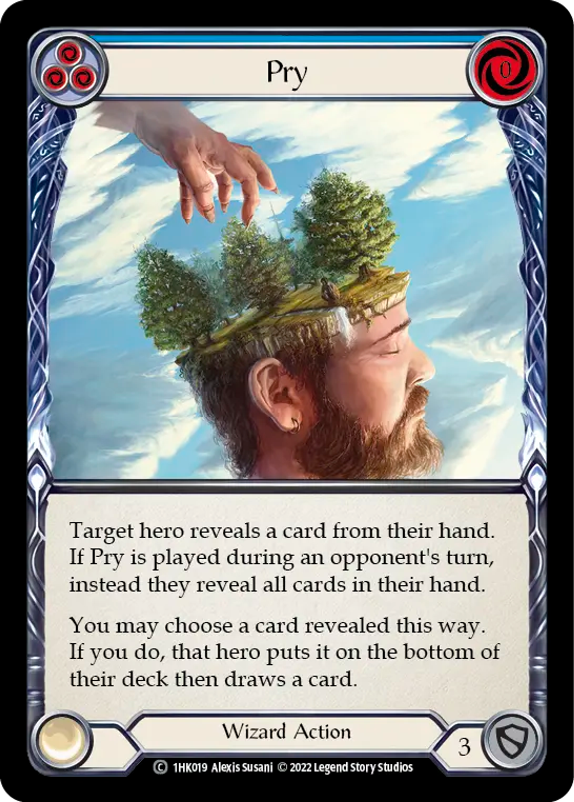 Pry (Blue) — Kano - Blitz Deck — Flesh and Blood