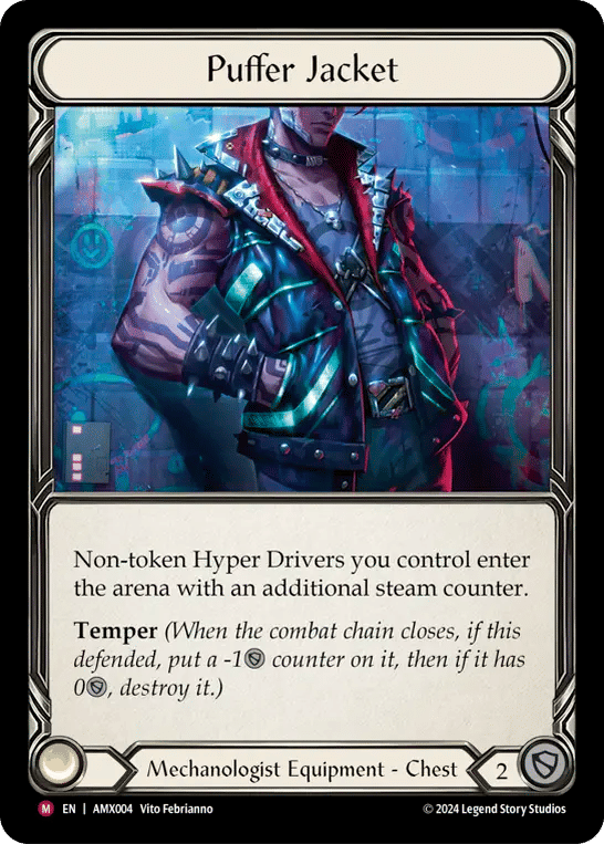Puffer Jacket — Armory Deck - Maxx 'The Hype' Nitro — Flesh and Blood