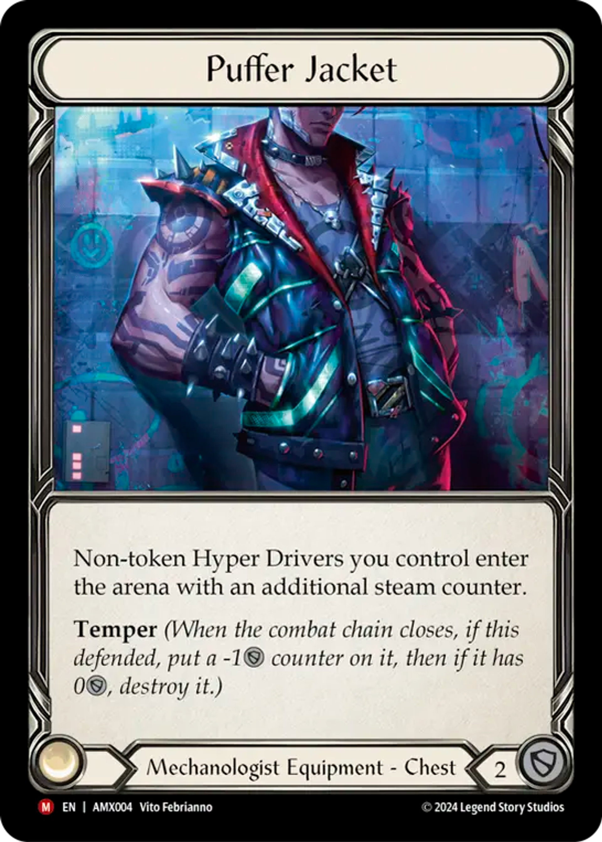 Puffer Jacket — Armory Deck - Maxx 'The Hype' Nitro — Flesh and Blood
