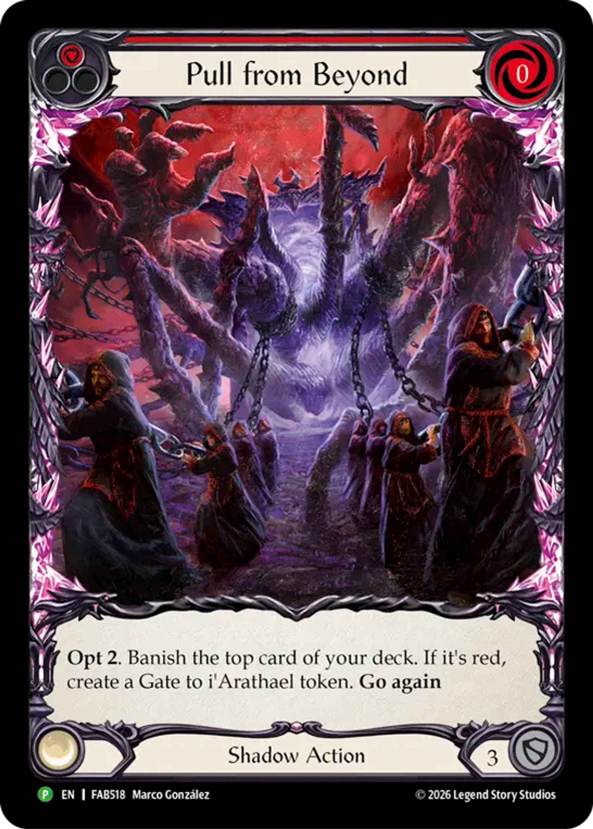 Pull from Beyond — Flesh and Blood: Promo Cards — Flesh and Blood