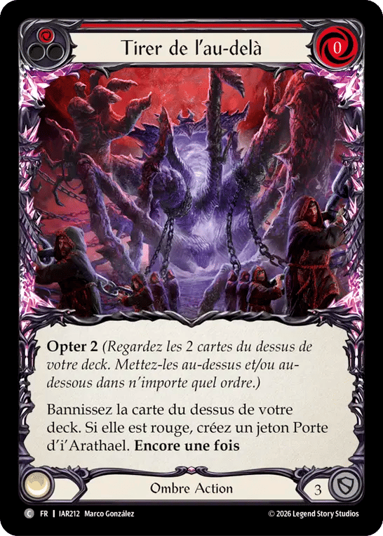 Tirer de l’au-delà — Usurp the Shadow Throne — Flesh and Blood