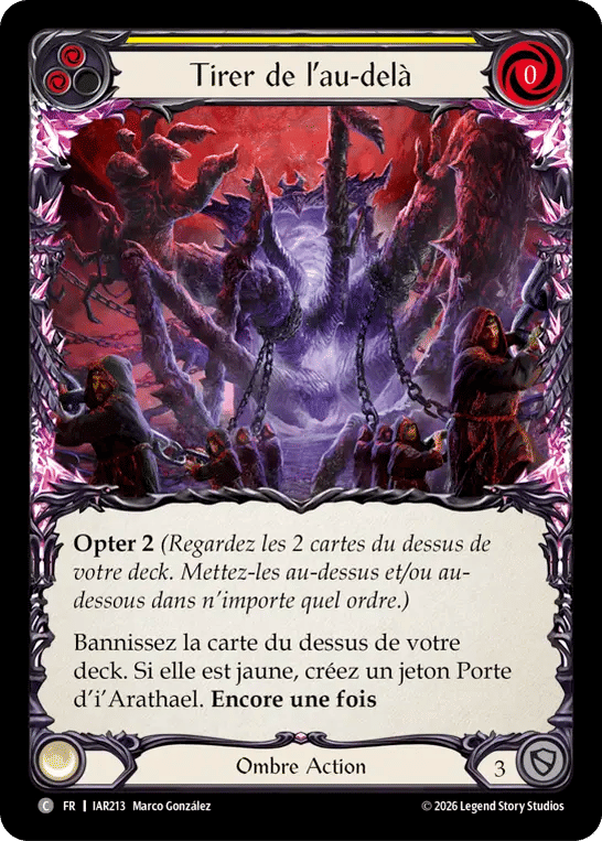 Tirer de l’au-delà — Usurp the Shadow Throne — Flesh and Blood