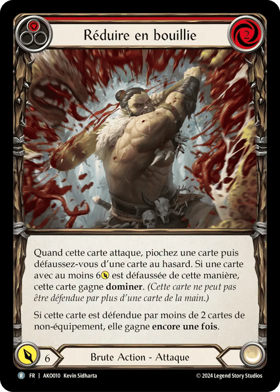 Réduire en bouillie — Armory Deck - Kayo, Armed and Dangerous — Flesh and Blood