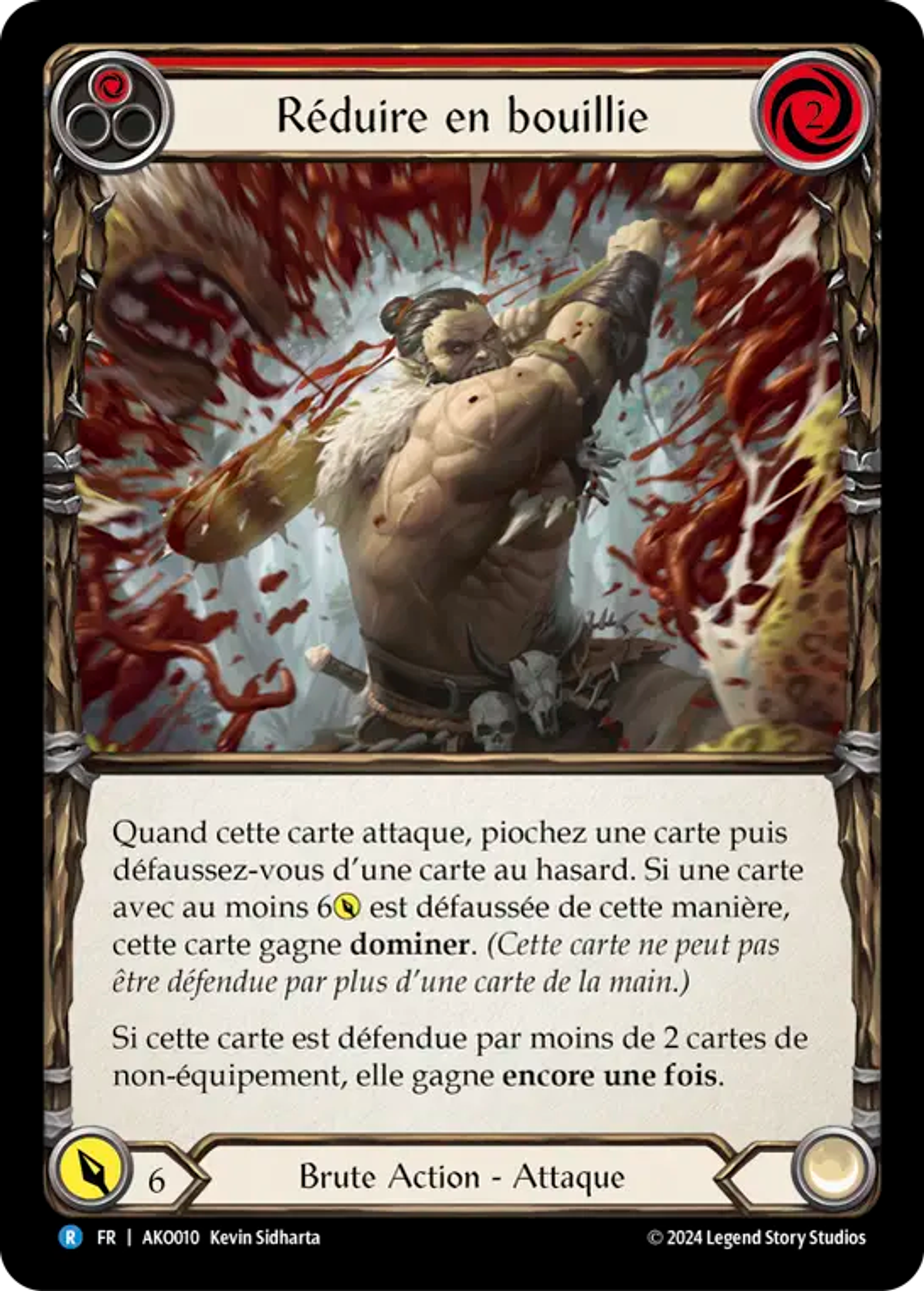 Réduire en bouillie — Armory Deck - Kayo, Armed and Dangerous — Flesh and Blood