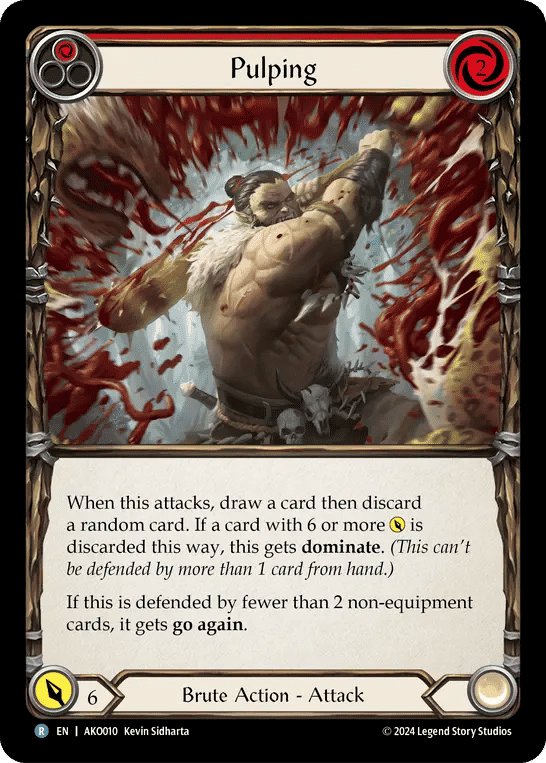 Pulping (Red) — Armory Deck - Kayo, Armed and Dangerous — Flesh and Blood