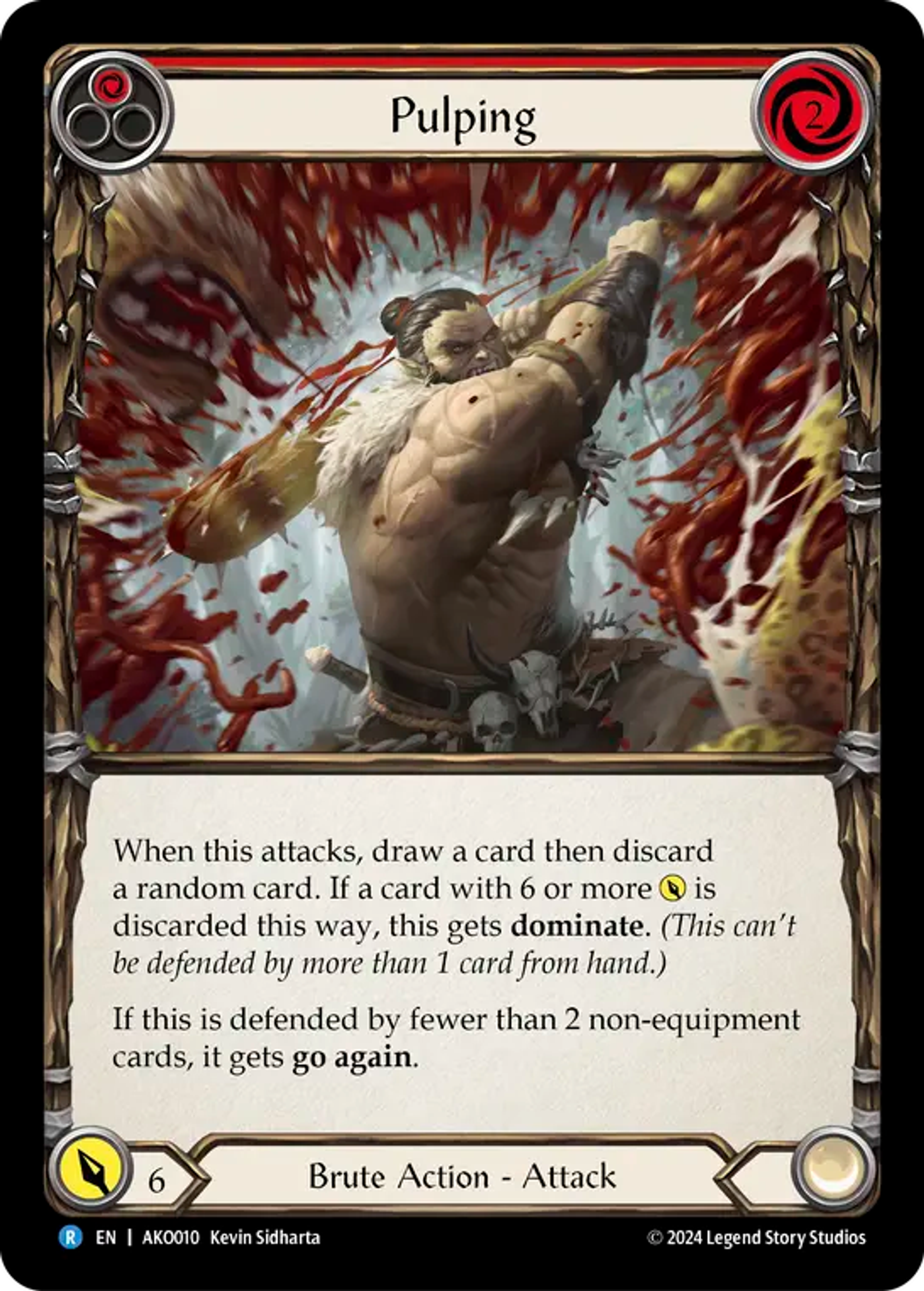 Pulping (Red) — Armory Deck - Kayo, Armed and Dangerous — Flesh and Blood