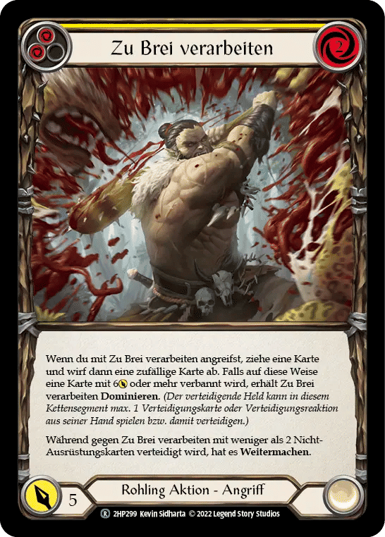Pulping (Yellow) — History Pack 2 - Black Label — Flesh and Blood