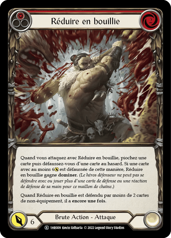 Réduire en bouillie — Rhinar - Blitz Deck — Flesh and Blood