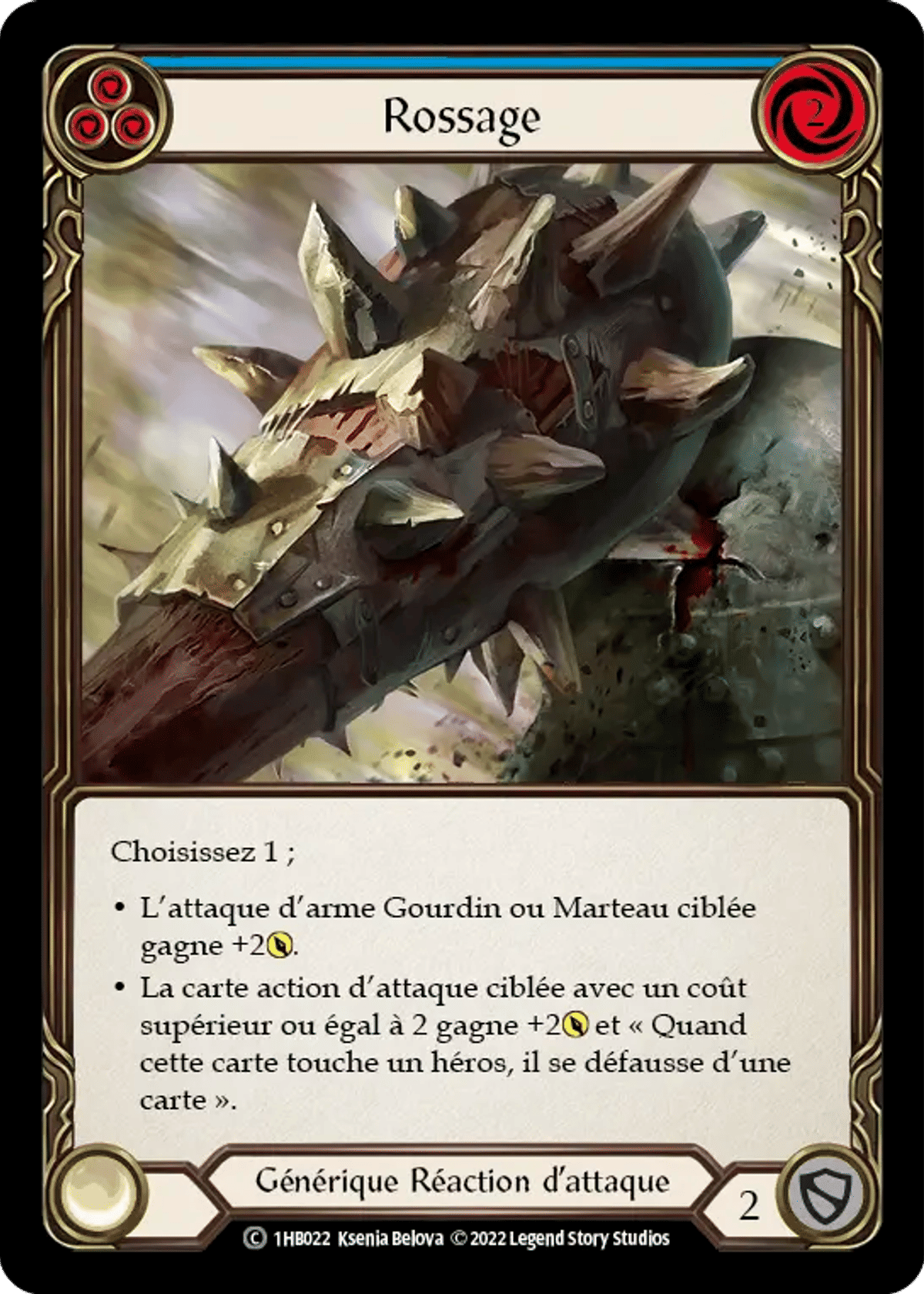 Rossage from Bravo - Blitz Deck - Flesh and Blood