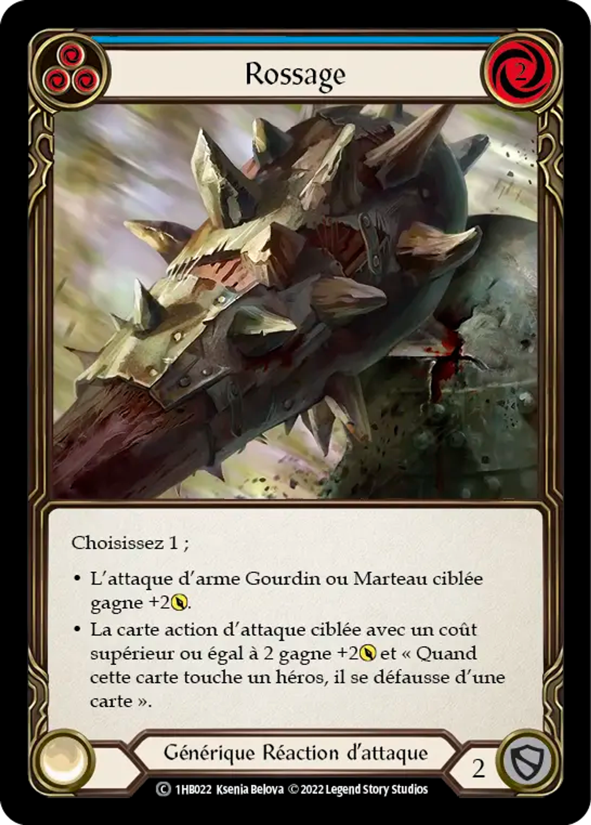 Rossage — Bravo - Blitz Deck — Flesh and Blood