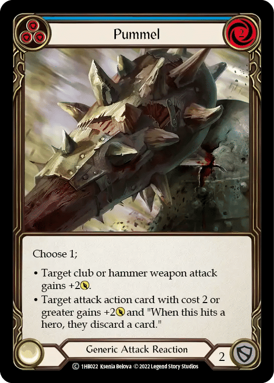 Pummel (Blue) — Bravo - Blitz Deck — Flesh and Blood