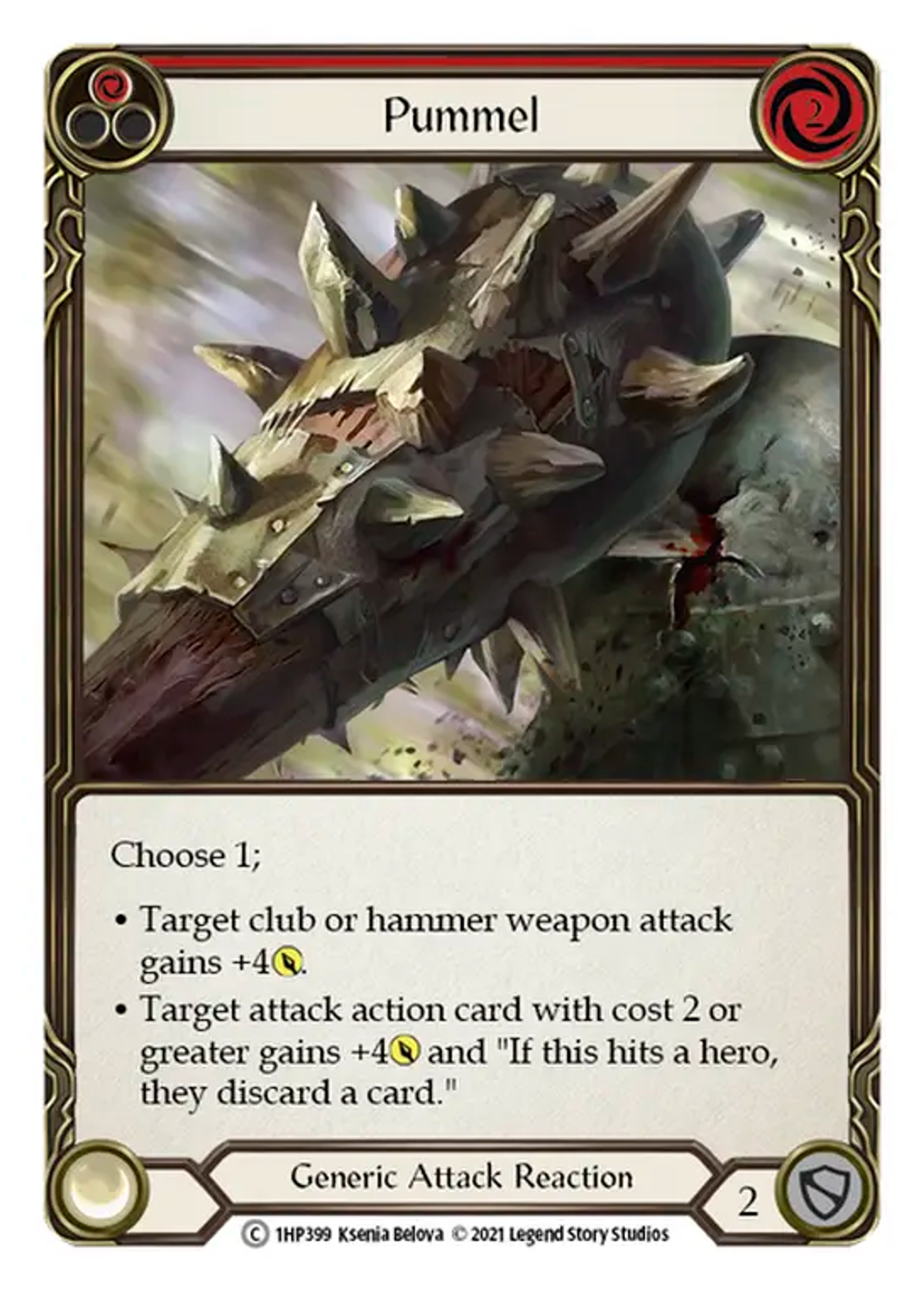 Pummel (Red) — History Pack 1 — Flesh and Blood