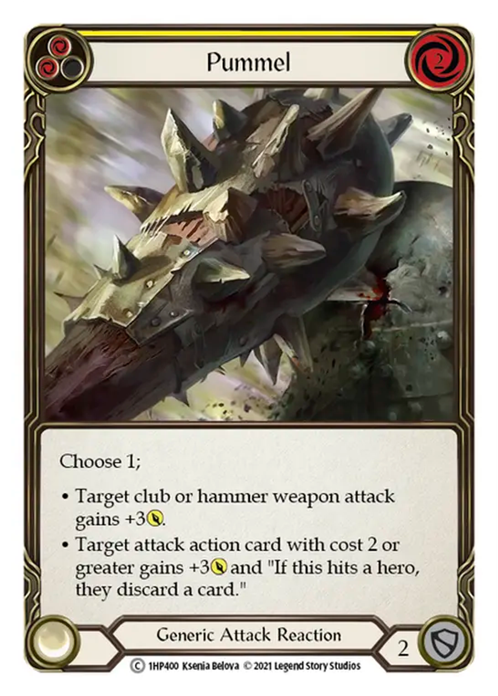 Pummel (Yellow) — History Pack 1 — Flesh and Blood