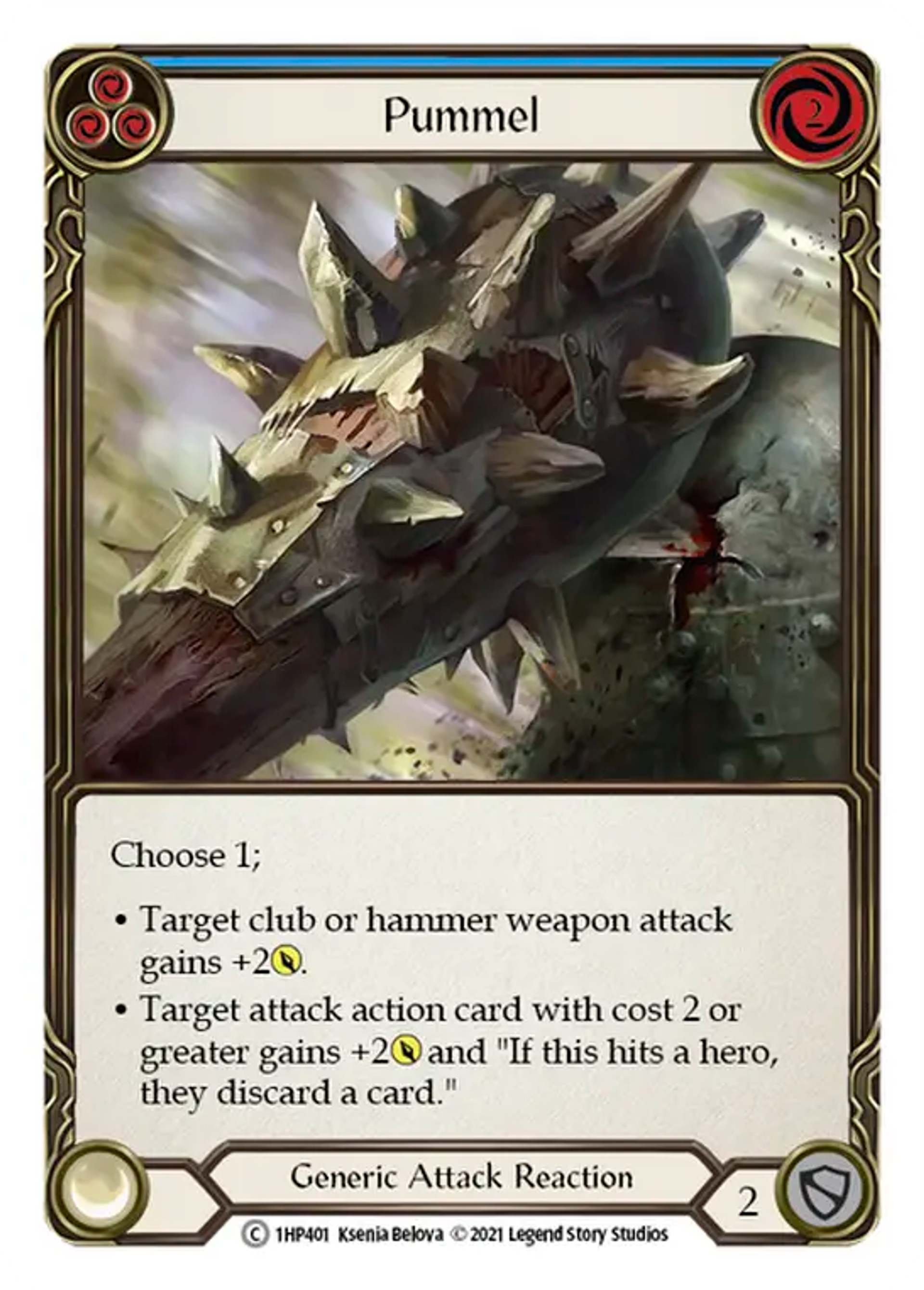 Pummel (Blue) — History Pack 1 — Flesh and Blood