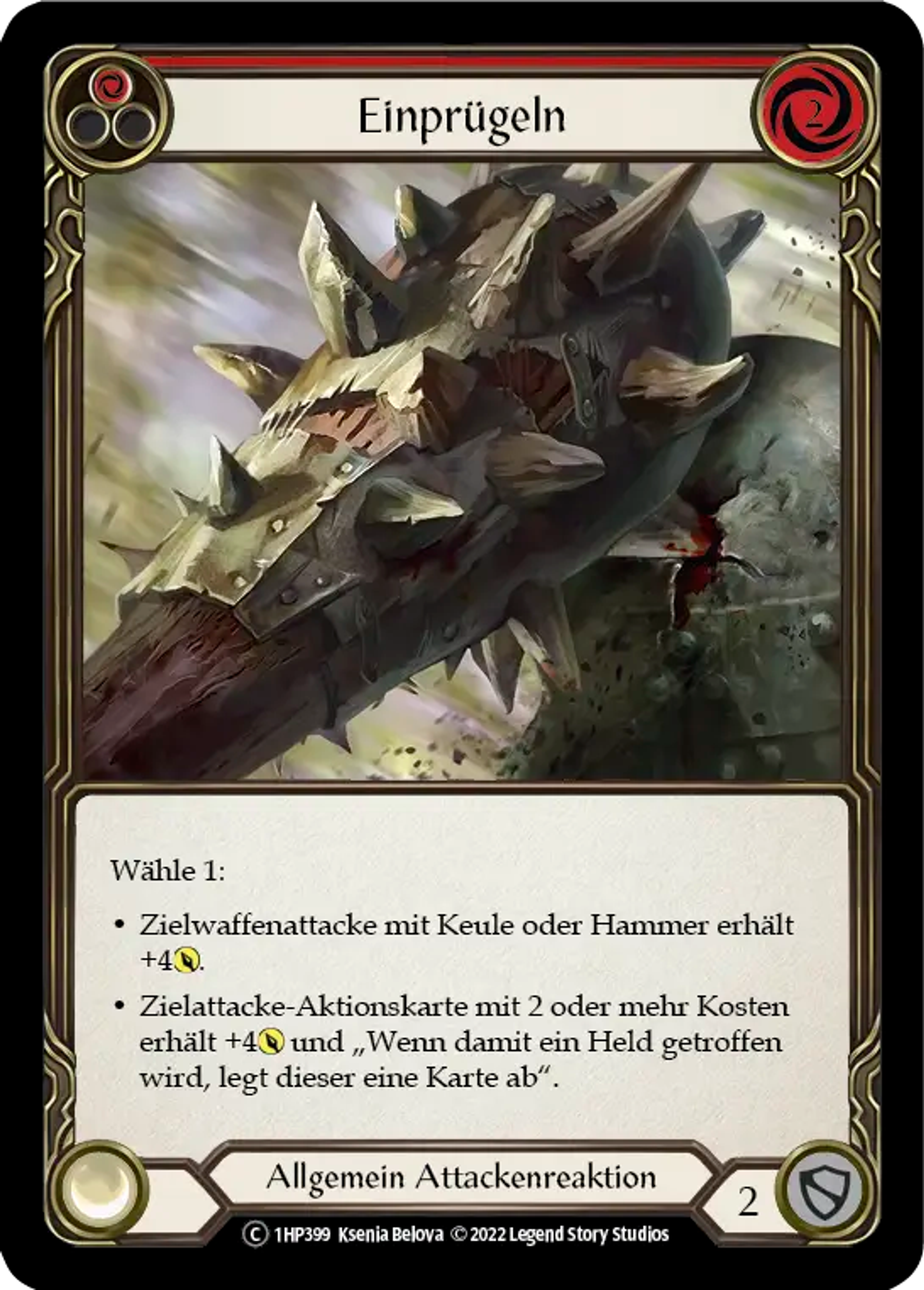Pummel (Red) — History Pack 1 - Black Label — Flesh and Blood