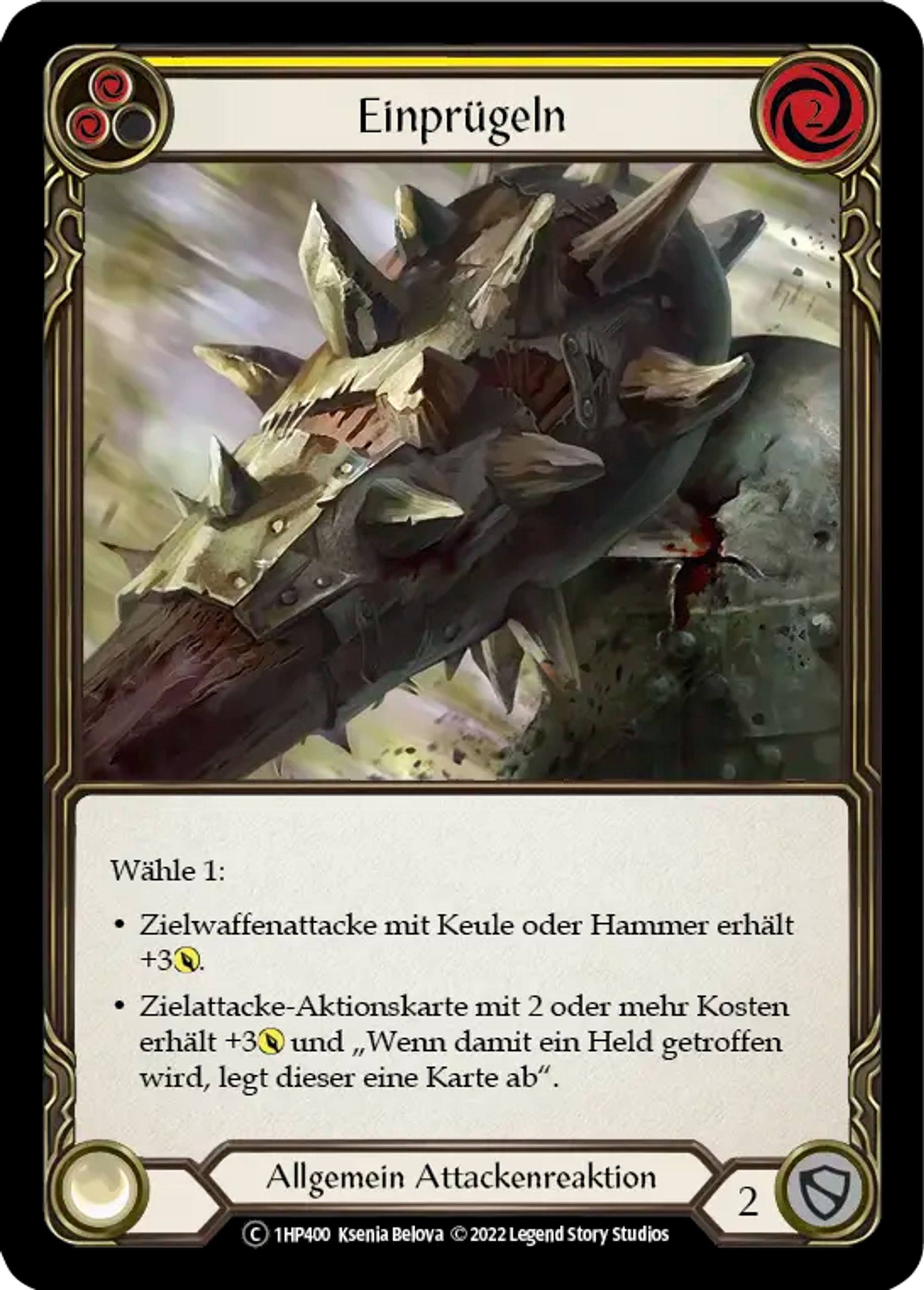 Pummel (Yellow) — History Pack 1 - Black Label — Flesh and Blood