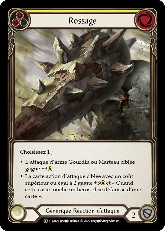 Rossage — Rhinar - Blitz Deck — Flesh and Blood