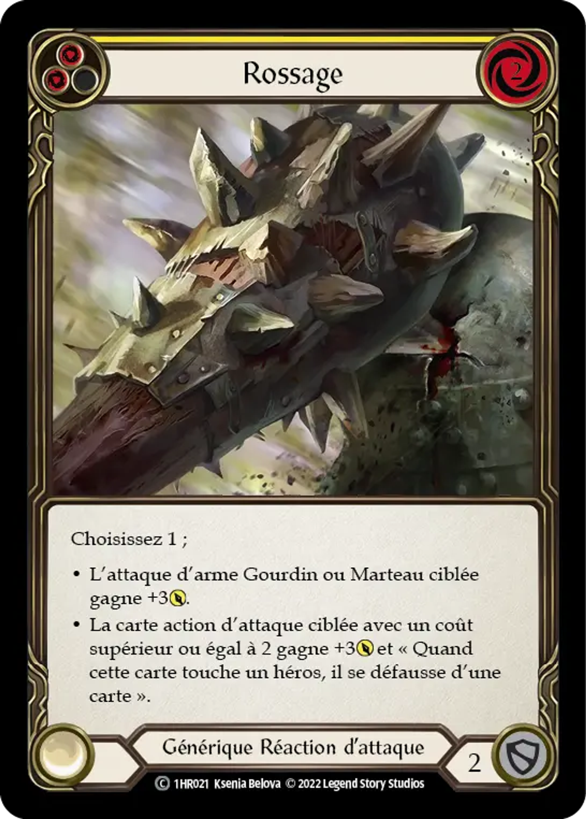 Rossage — Rhinar - Blitz Deck — Flesh and Blood