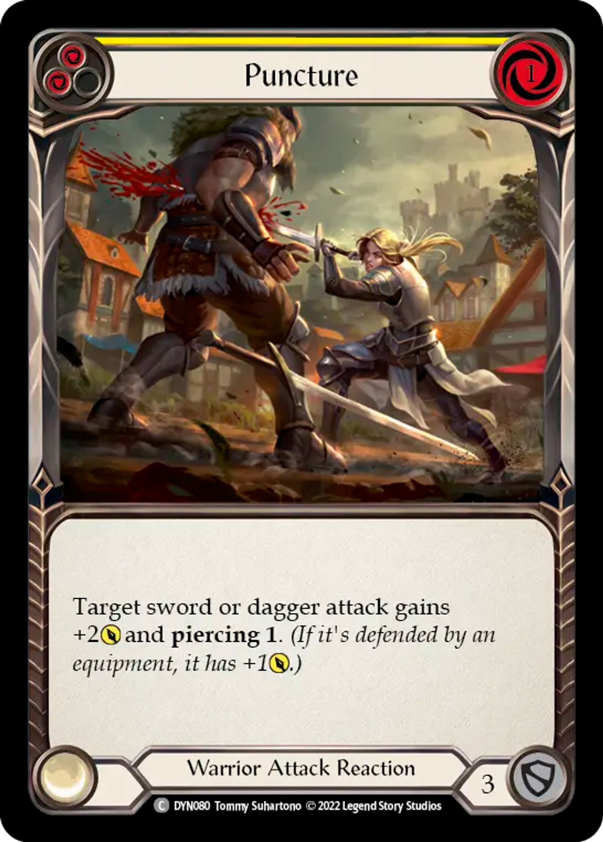 Puncture (Yellow) — Dynasty — Flesh and Blood