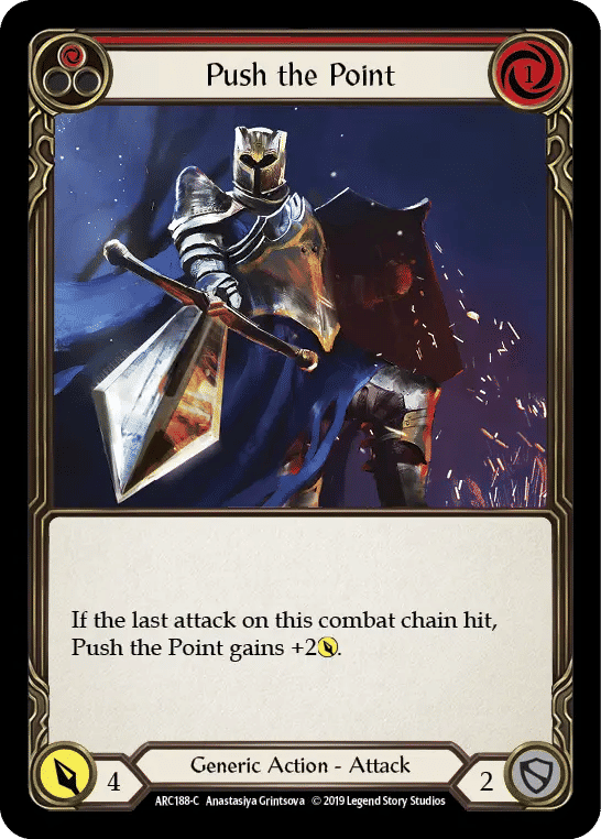Push the Point (Red) — Arcane Rising — Flesh and Blood