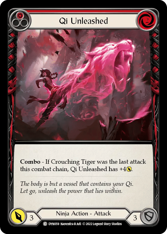 Qi Unleashed (Red) — Dynasty — Flesh and Blood