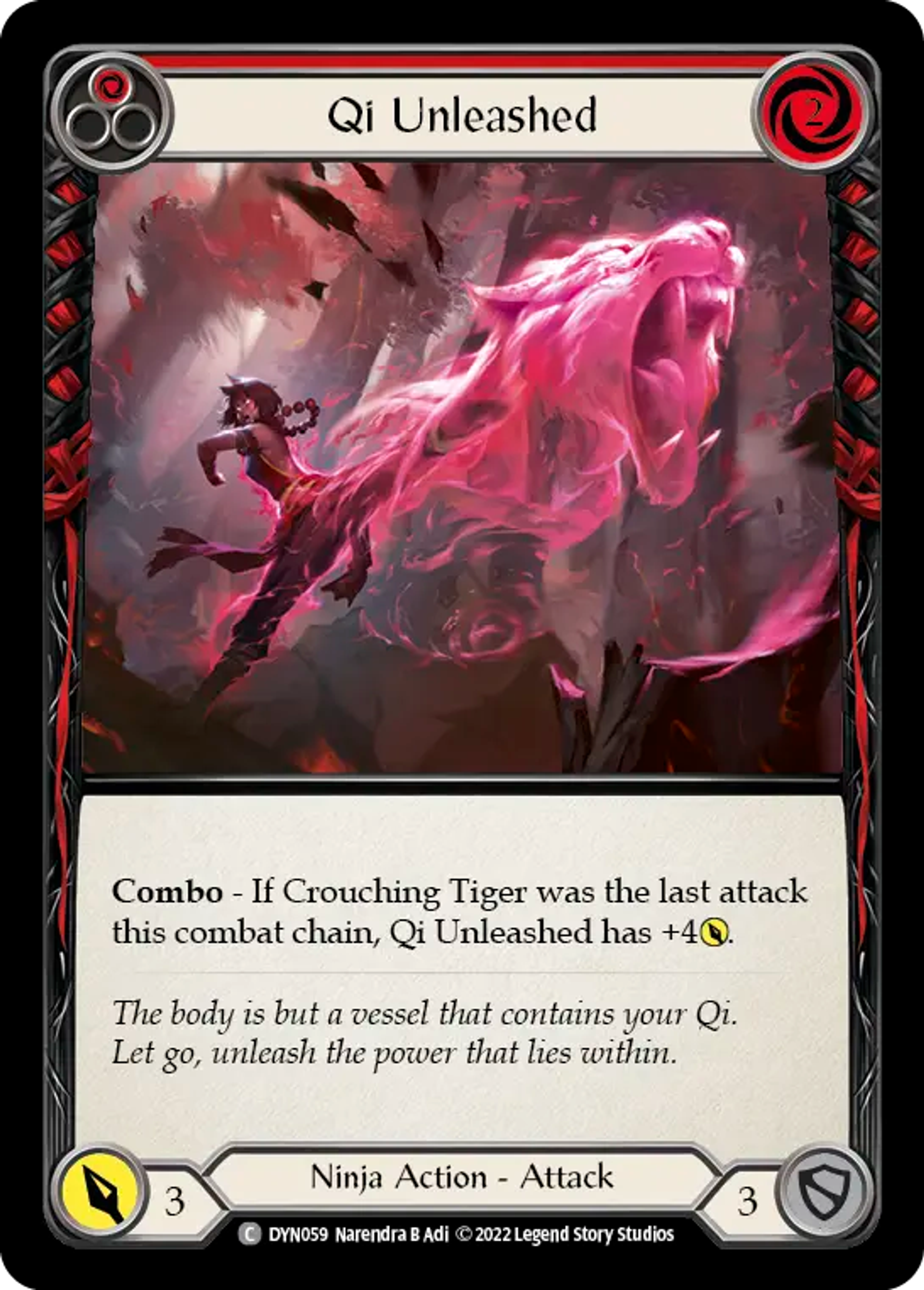 Qi Unleashed (Red) — Dynasty — Flesh and Blood