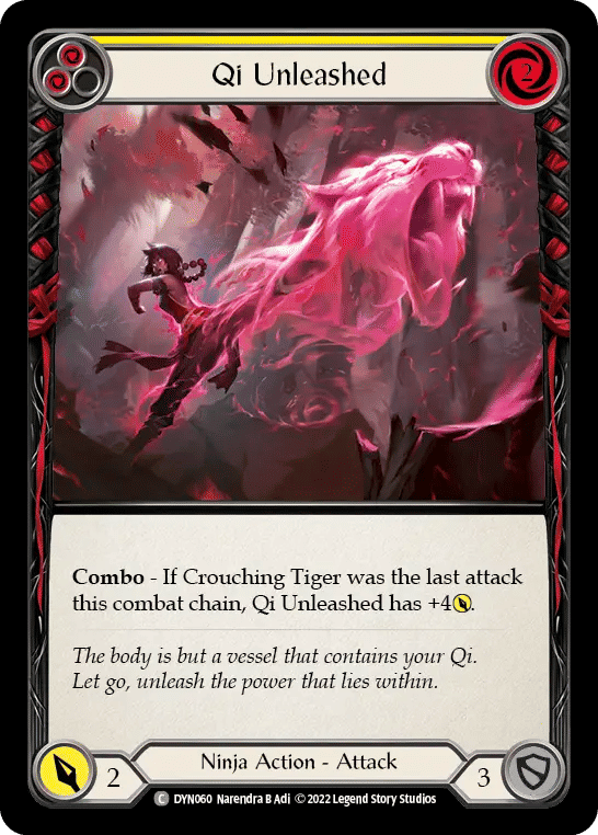 Qi Unleashed (Yellow) — Dynasty — Flesh and Blood