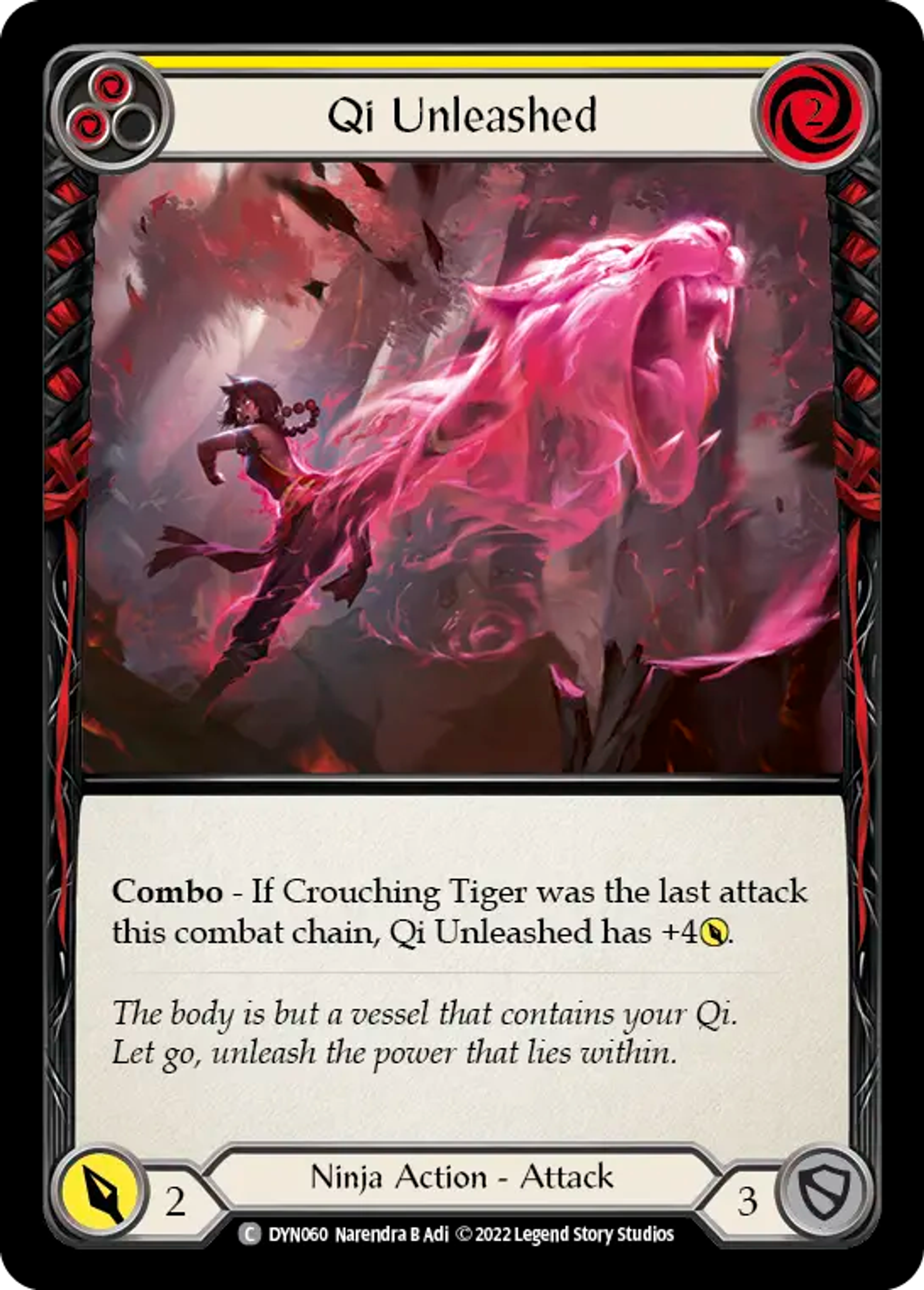 Qi Unleashed (Yellow) — Dynasty — Flesh and Blood