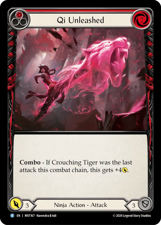 Qi Unleashed (Red) — Part the Mistveil — Flesh and Blood