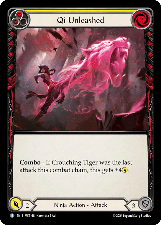 Qi Unleashed (Yellow) — Part the Mistveil — Flesh and Blood