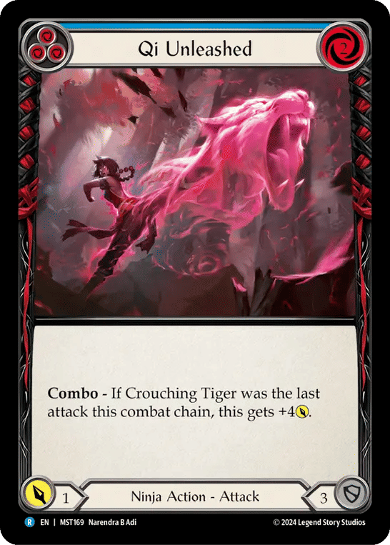 Qi Unleashed (Blue) — Part the Mistveil — Flesh and Blood