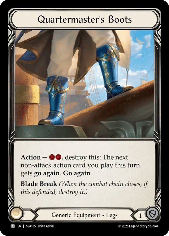 Quartermaster's Boots — High Seas - Treasure Pack — Flesh and Blood