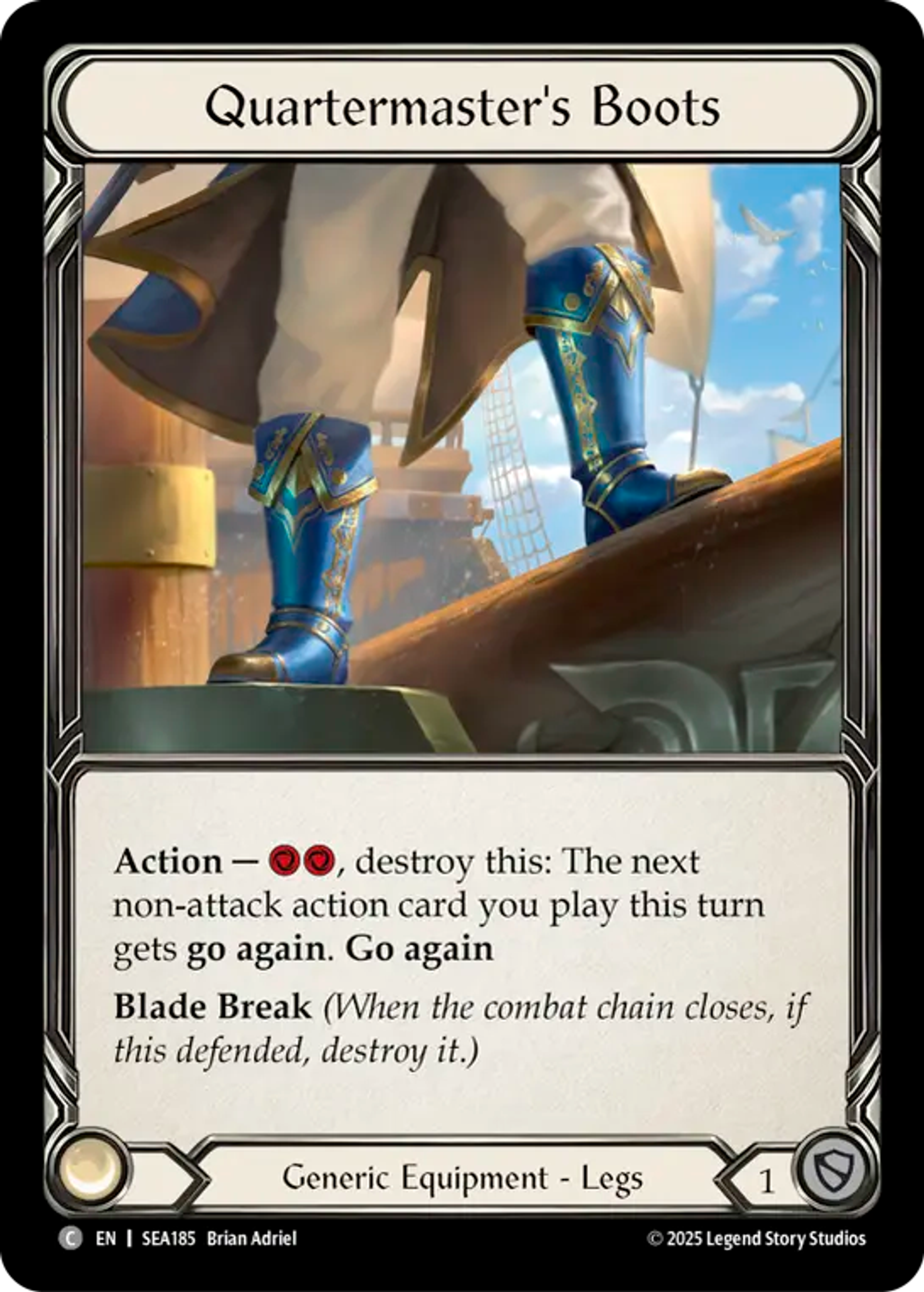 Quartermaster's Boots — High Seas - Treasure Pack — Flesh and Blood