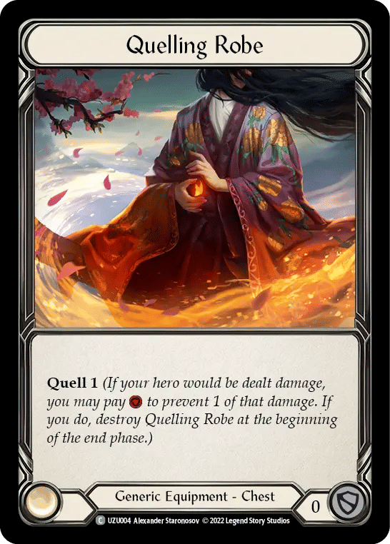 Quelling Robe — Uzuri - Blitz Deck — Flesh and Blood